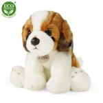 RAPPA Plyšový pes bernardýn sedící 26 cm