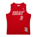 Mitchell & Ness Pánský dres Miami Heat NBA Dwyane Wade #3 Swingman - Červená Velikost: M