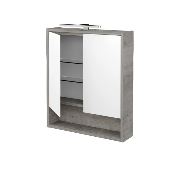 Dřevojas - Dvoudveřová galerka FOCUS GA2OE 60 - D01 Beton 282899