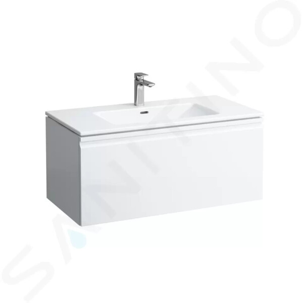 Laufen - Pro S Skříňka s umyvadlem, 1000x500 mm, 1 zásuvka, matná bílá H8609654631041