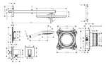 HANSGROHE - Raindance E Sprchový set s termostatem pod omítku, s tělesem, 30x30 cm, 3 proudy, matná černá 24623670