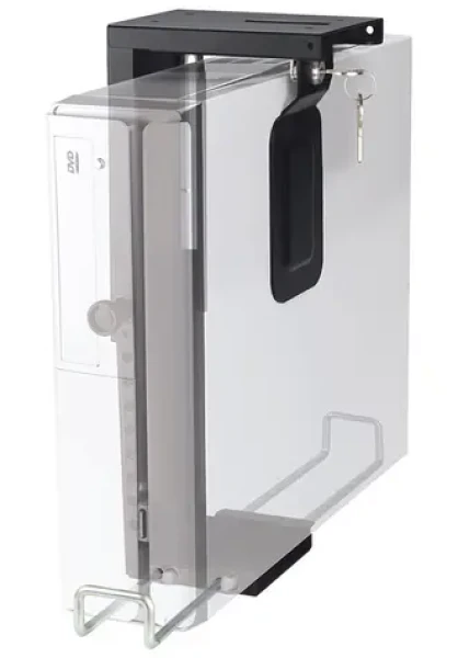 Neomounts CPU-D075BLACK/LK černá / Držák počítače / výška pc 36cm / šířka pc 10cm / nosnost 10 kg (CPU-D075BLACK/LK)