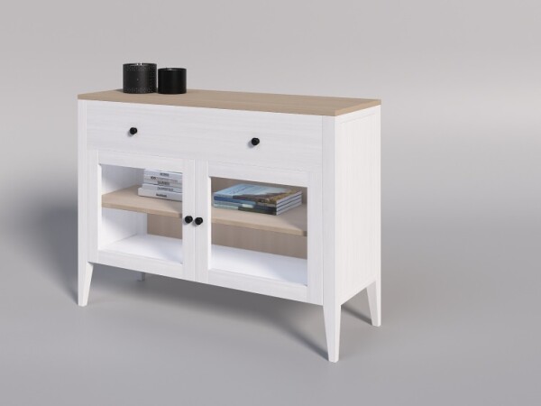ARTEN (NANO Systems s.r.o.) Buková komoda TALO-KT6 (Bílá)