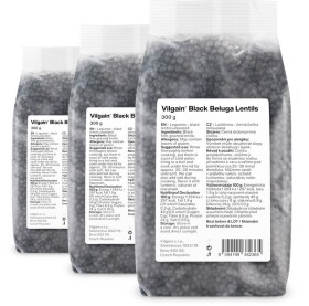 Vilgain Čočka černá Beluga – 3× 300 g