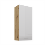 Horní skříňka Artisan 50 G-108 1F Barva korpusu: Dub artisan, Barva dvířek: Bílý lesk