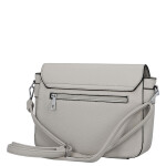 Moderní dámská koženková crossbody kabelka Mirona, šedá