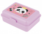 Školní aktovkový 5-dílný set BAAGL ZIPPY - Panda (aktovka, penál, sáček, desky, box)