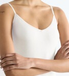 Sloggi GO Daily Cotton – Špagetový top z kartáčované organické bavlny Sloggi SILK WHITE S