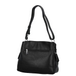 Trendy dámská koženková crossbody kabelka Julianna, černá