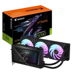 GIGABYTE AORUS GeForce RTX 5090 XTREME WATERFORCE 32GB / 2655MHz / 32GB GGDR7 / 512-bit / 1x HDMI + 3x DP / 1000W (16) (GV-N5090AORUSX W-32GD)
