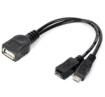 PremiumCord kur-18 USB A/female Micro USB/female - Micro USB/male OTG