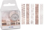 Heyda Páska Deko Vánoce MINI - 12 mm x 3 m měděná