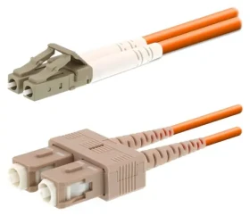 XtendLan FO patch LC-SC 10m / Optický patch kabel / 62,5/125 duplex / LS0H (FOP-LCSC-D-10-625)