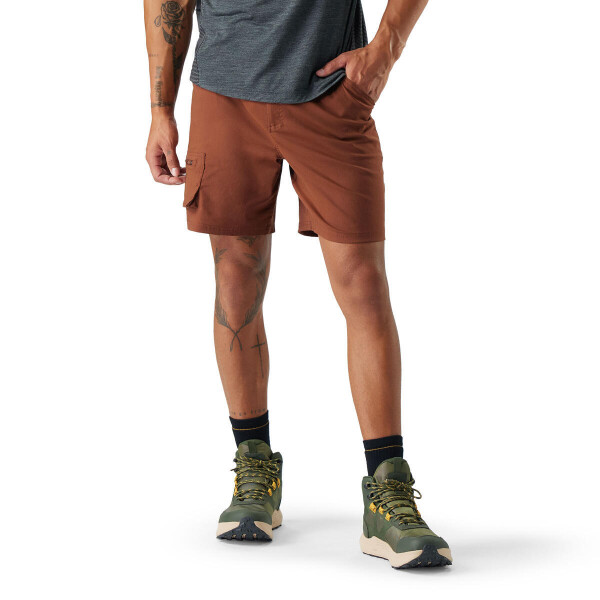 Pánské merino kraťasy SMARTWOOL Men's Merino 7" Cargo Hike Short, Sable Brown velikost: M