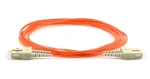 OEM SC-SC 50/125 OM4 / Optický patch kabel / Duplex / Multi mode / 2 m