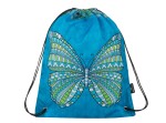 Bagmaster SÁČEK MERCURY 9 B školní na přezůvky / tělocvik - modrý motýl