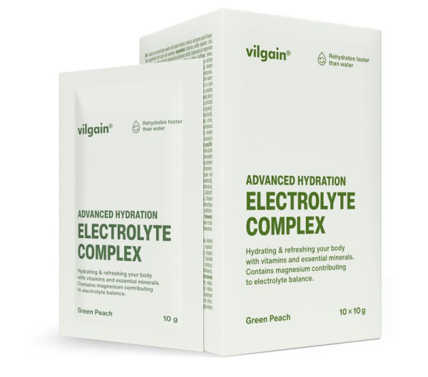 Vilgain Komplex elektrolytů – zelená broskev 100 g (10 x 10 g)