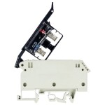 Weidmüller Z-series, Feed-through terminal, Rated cross-section: 2,5 mm², Tension clamp connection, Wemid, Dark Beige, ZDU 2.5 1608510000-100 100 ks