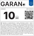 CERANO - WC závěsné s integrovaným elektronickým bidetem Cronus Standard, Vortex Rimless 180° + SoftClose sedátko - bílá lesklá - 59,3x38,4 CER-545632