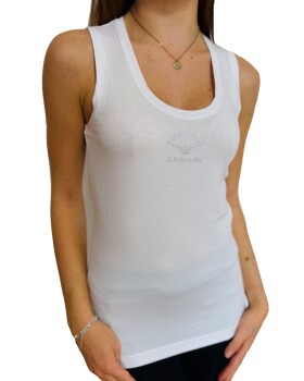Dámské tílko Emporio Armani 163319 4R223 bílé