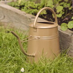 Ib Laursen Kovová konev na zalévání Brown 2,3 l, hnědá barva, kov