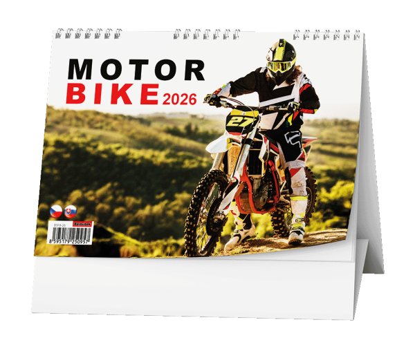 Stolní kalendář 2026 Baloušek - Motorbike
