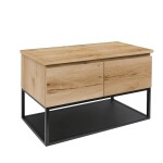 Koupelnová skříňka s krycí deskou SAT B-Way dub mat BWAY120OAKDESK BWAY120OAKDESK