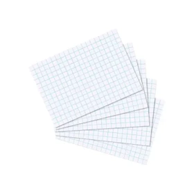 Herlitz Čtverečkované kartičky A7 / 100 ks / bílá (10621431)