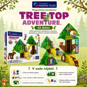 MAGNA-TILES Magnetická stavebnice Treetop Adventure