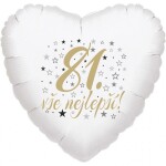 81. narozeniny balónek srdce Balonky.cz 81. narozeniny balónek srdce Balonky.cz