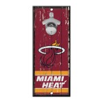 Cedule Miami Heat NBA WinCraft s otvírákem