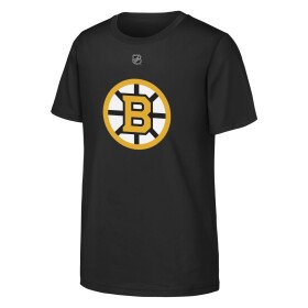 Outerstuff Dětské tričko David Pastrnak #88 Boston Bruins NHL Flat Name & Number Short Sleeve Cotton Velikost: Dětské L (158 – 164)