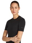 ICEBREAKER Wmns Mer Seamless Rib SS Mock Neck, Black (vzorek) velikost: S