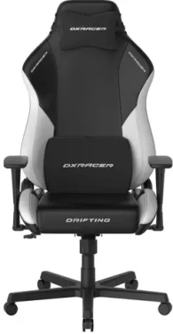 DXRacer DRIFTING Herní židle černo-bílá / 122-132 cm / syntetická kůže / 125 kg / 3D-Područky (1052146)