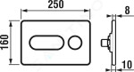 JIKA - Modul Ovládací tlačítko PL8, bílá/zelená H8936460000001