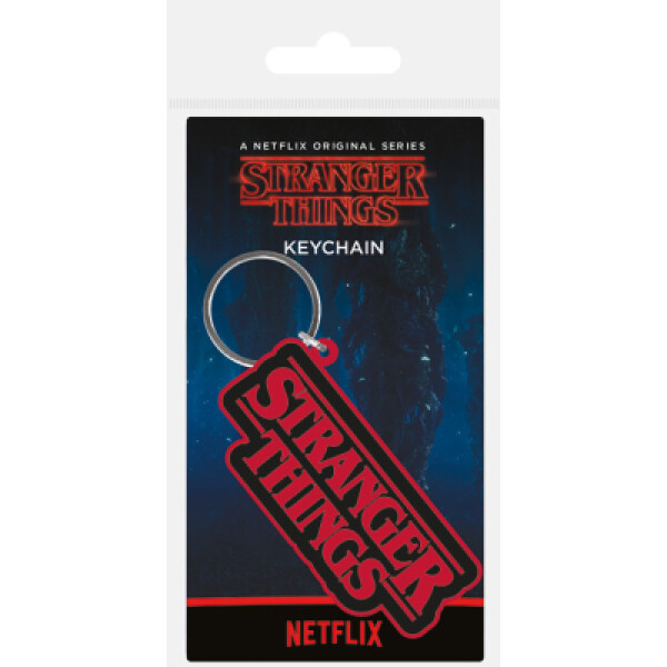 Klíčenka gumová Stranger Things - logo - EPEE