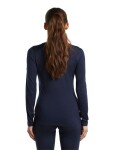 ICEBREAKER Wmns Merino 200 Oasis LS V Neck, Midnight Navy (vzorek) velikost: S