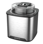 Guzzanti GZ 159 stříbrná-černá / Zmrzlinovač / 12W / Nádoba 2.0 L / časovač (GZ 159)