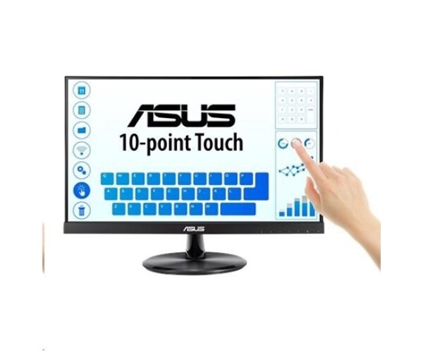 ASUS LCD dotekový 21.5" VT229H Touch 1920x1080, lesklý, D-SUB, HDMI, 10-point Touch, IPS, Frameless, USB, VESA EDF_262958