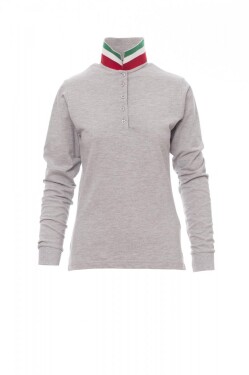 Dámská polokošile Payper LONG NATION LADY MELANGE Barva: Melánžová Šedá/ Itálie, Velikost: S (001113036813035S)