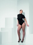 Punčocháče černé síťované XL 43557 Velikost: XL