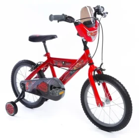 HUFFY Dětské kolo 16" Disney Cars 21781W černo-červené / Postranní kolečka / Ruční brzda / 5+ let (21781W)