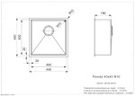 Reginox - Nerezový dřez Florida 40x40 R26274