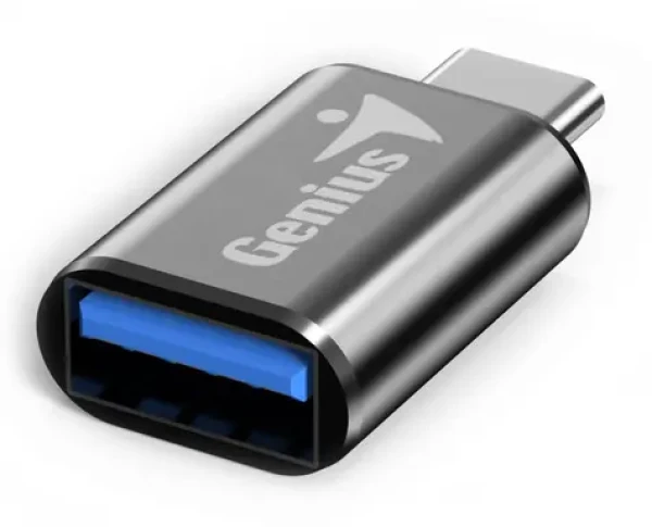 GENIUS ACC-C2A redukce z USB-C M na USB-A F šedá (32590002400)