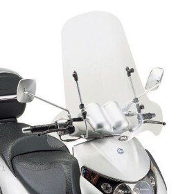 102A plexi čiré H. Dylan 125-150 (02-06), Piaggio Bever 125-200 (01-04)
