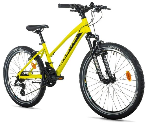 Dětské kolo LEADER FOX SPIDER dívčí 24", model 2026-3, barva žlutá