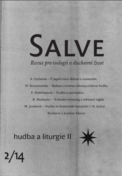 Salve 2/2014 - hudba a liturgie II