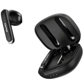 Awei T66 černá / Bezdrátová sluchátka s mikrofonem / TWS / ENC / Bluetooth 5.3 / IPX4 / dobíjecí pouzdro (T66)
