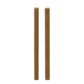 Ferm Living Svíčka Burren Bronze – set 2 ks, hnědá barva, vosk