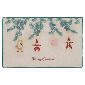 GREEN GATE Bavlněný povlak na polštář Juana Sand 30 × 50 cm, béžová barva, textil